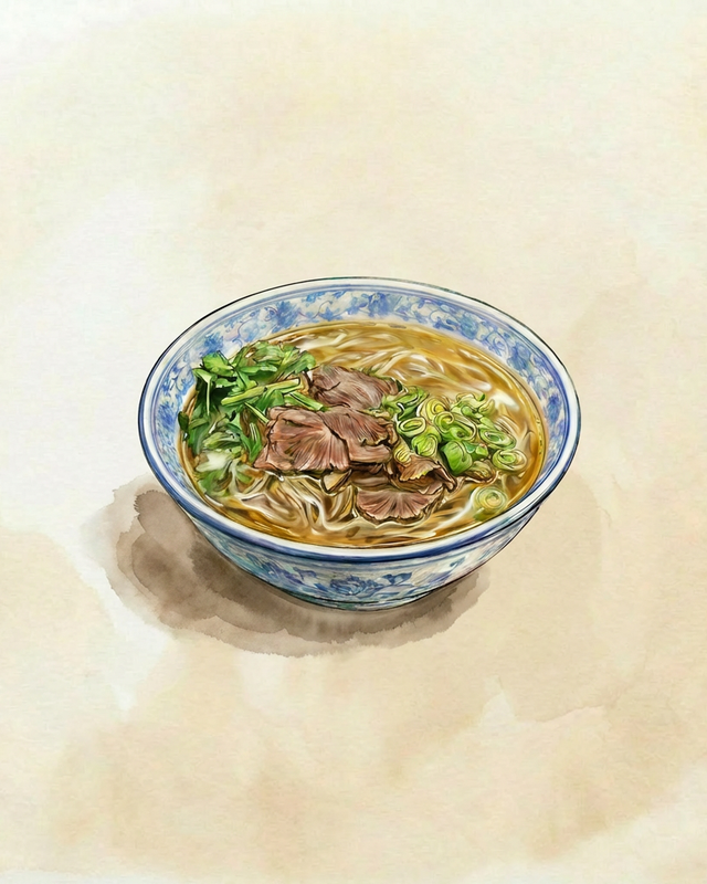 Lanzhou-Rindfleischnudeln