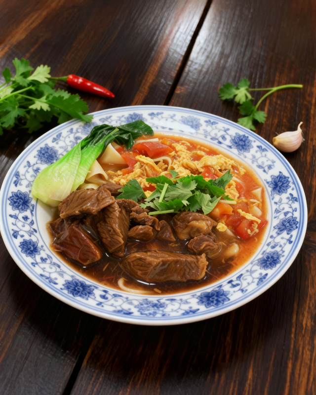 Biangbiang-Nudeln mit Rindfleisch