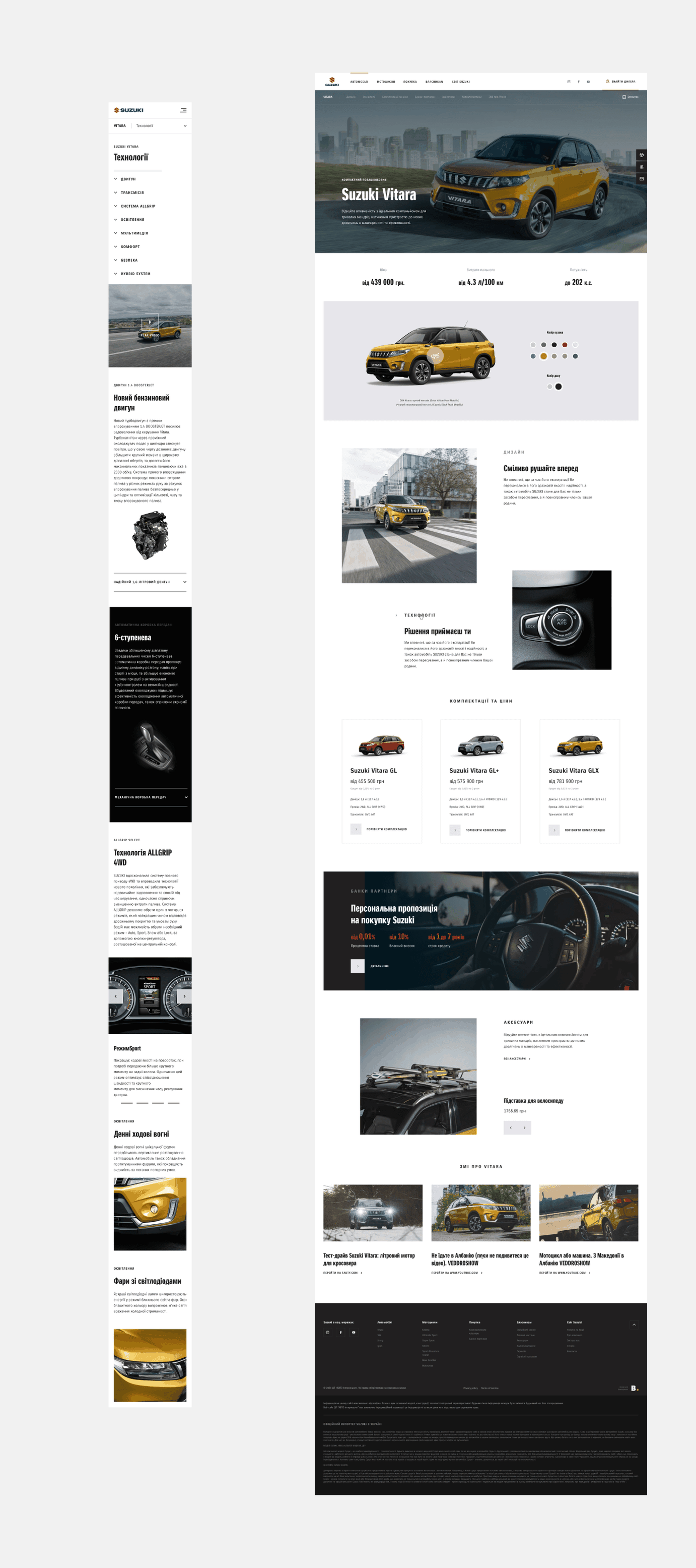 Suzuki model page