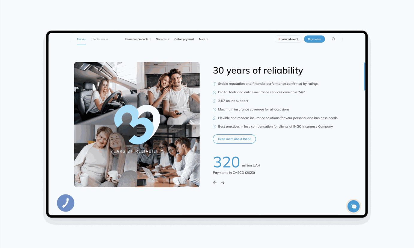 INGO about the client