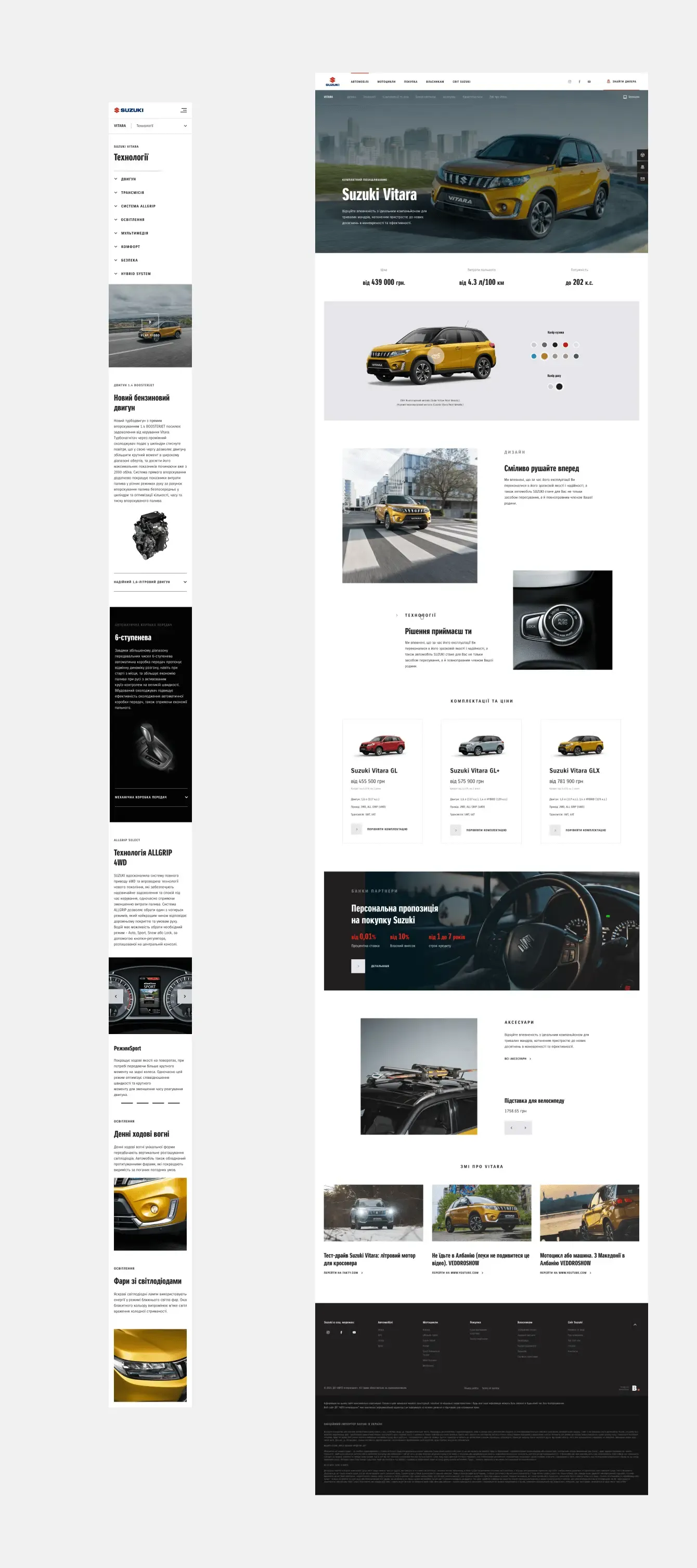 Suzuki model page