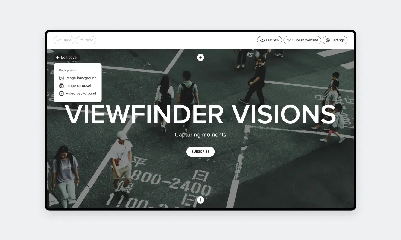 Showcase custom SaaS platform