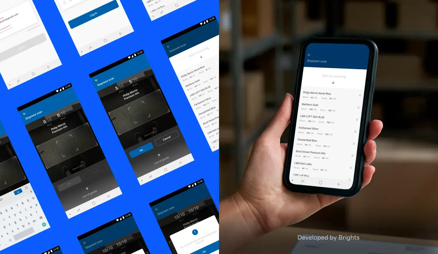 Trust, a mobile scanning application developed by Brights