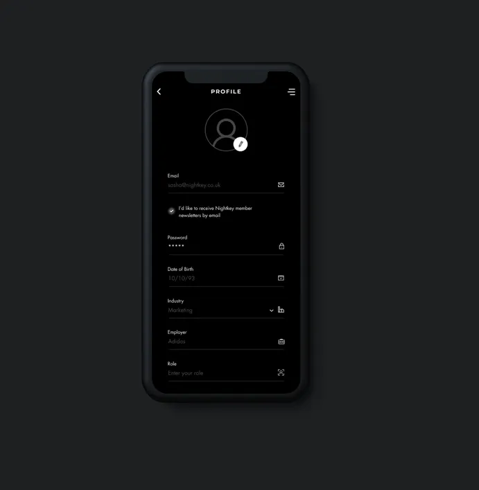 Nightkey mobile app challenge 2