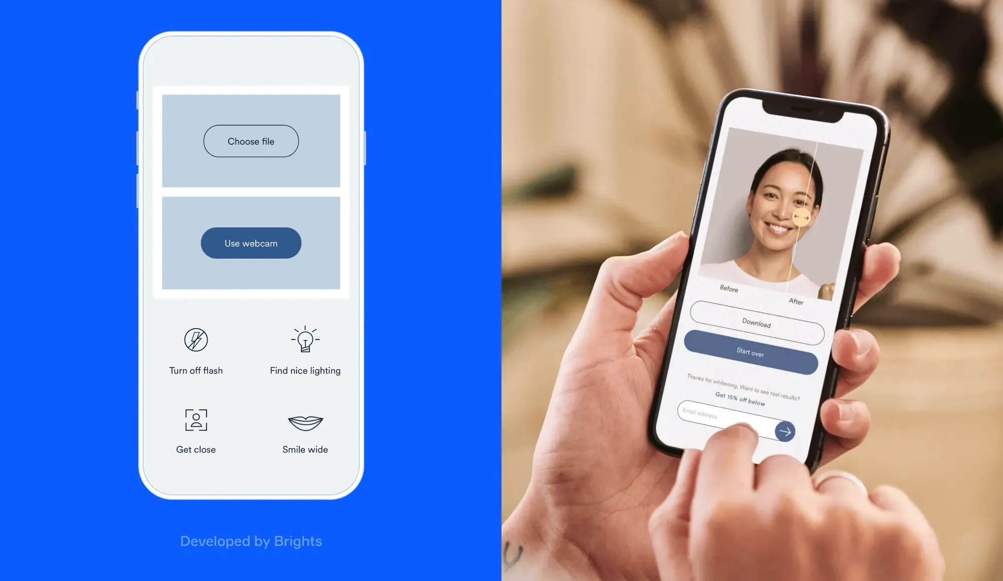AI functionality for AuraGlow app Developed by Brights