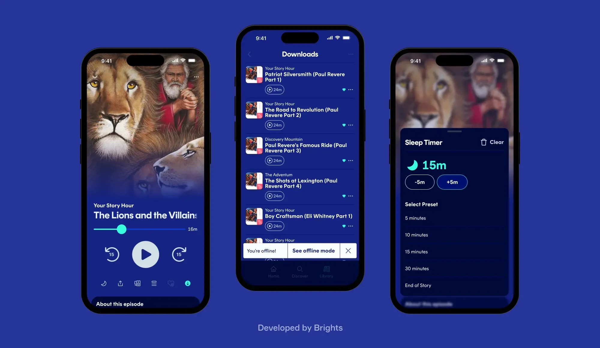WindowSeat, an audio content app developed by Brights
