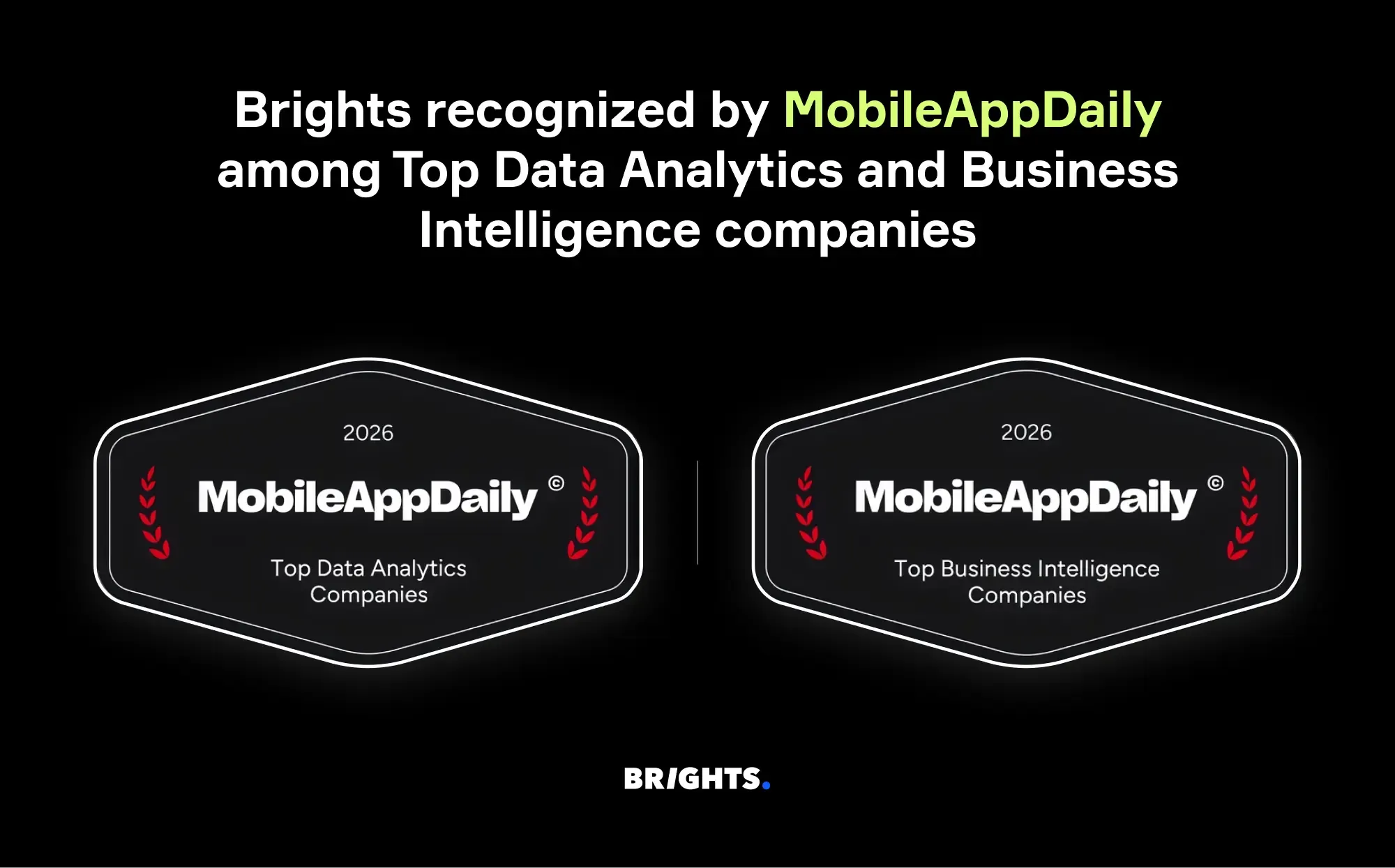 Brights among top data analytics and business intelligence companies