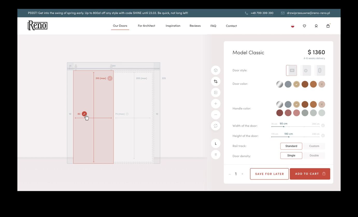 Reno configurator