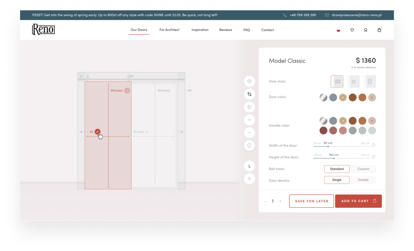 Reno configurator