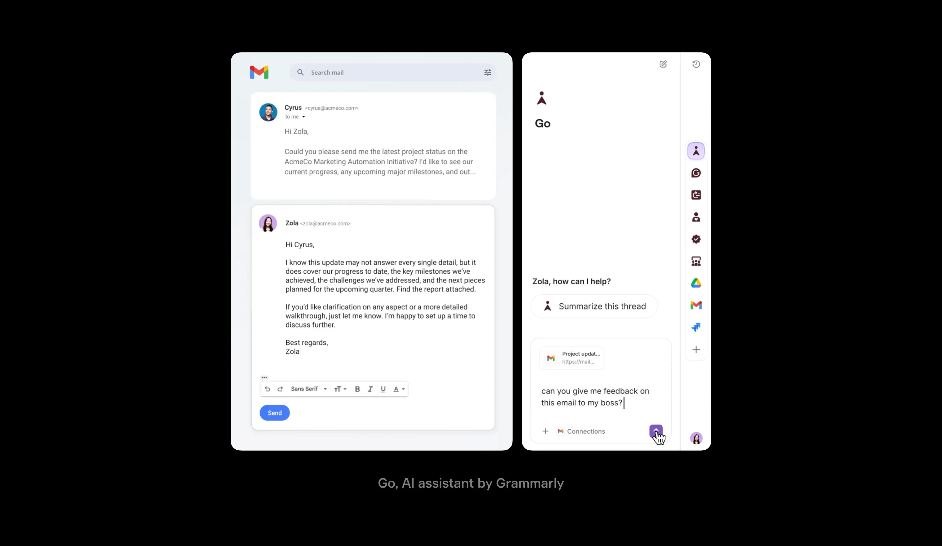 AI assistant by Grammarly