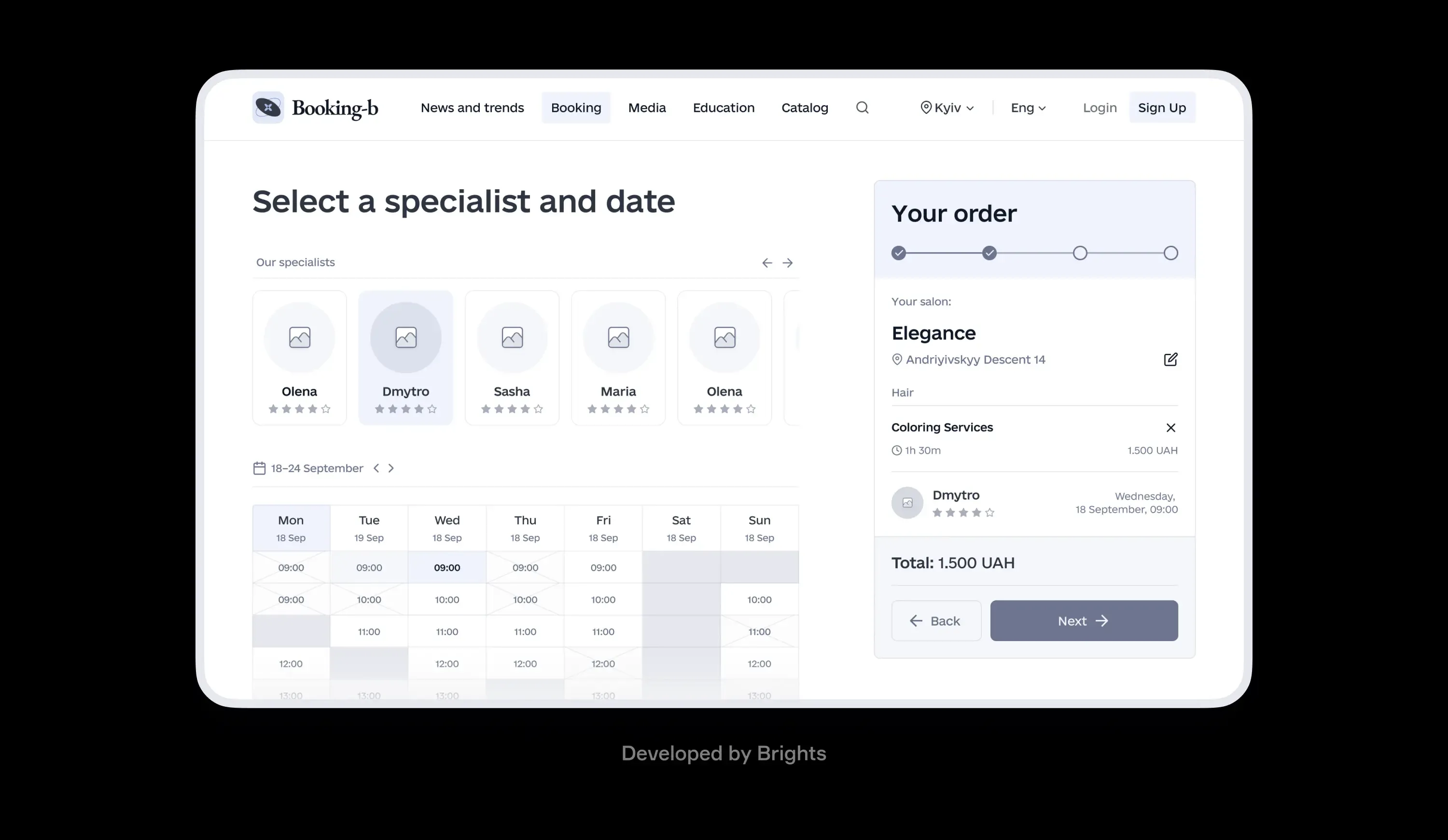 SaaS product delivered by Brights