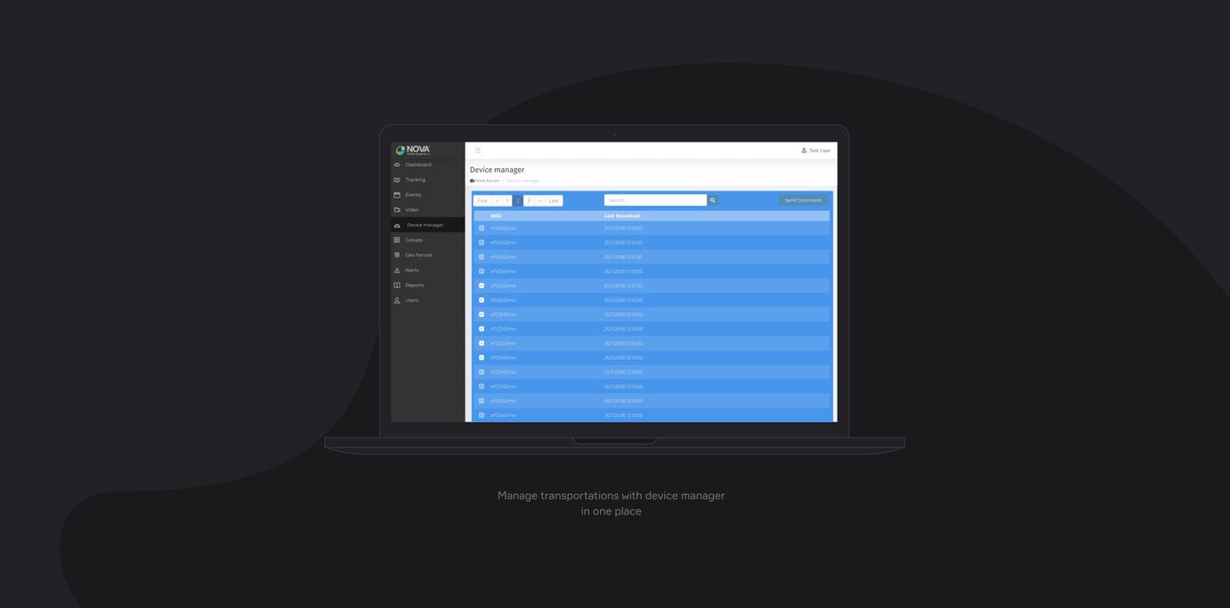 Nova Assure app device manager