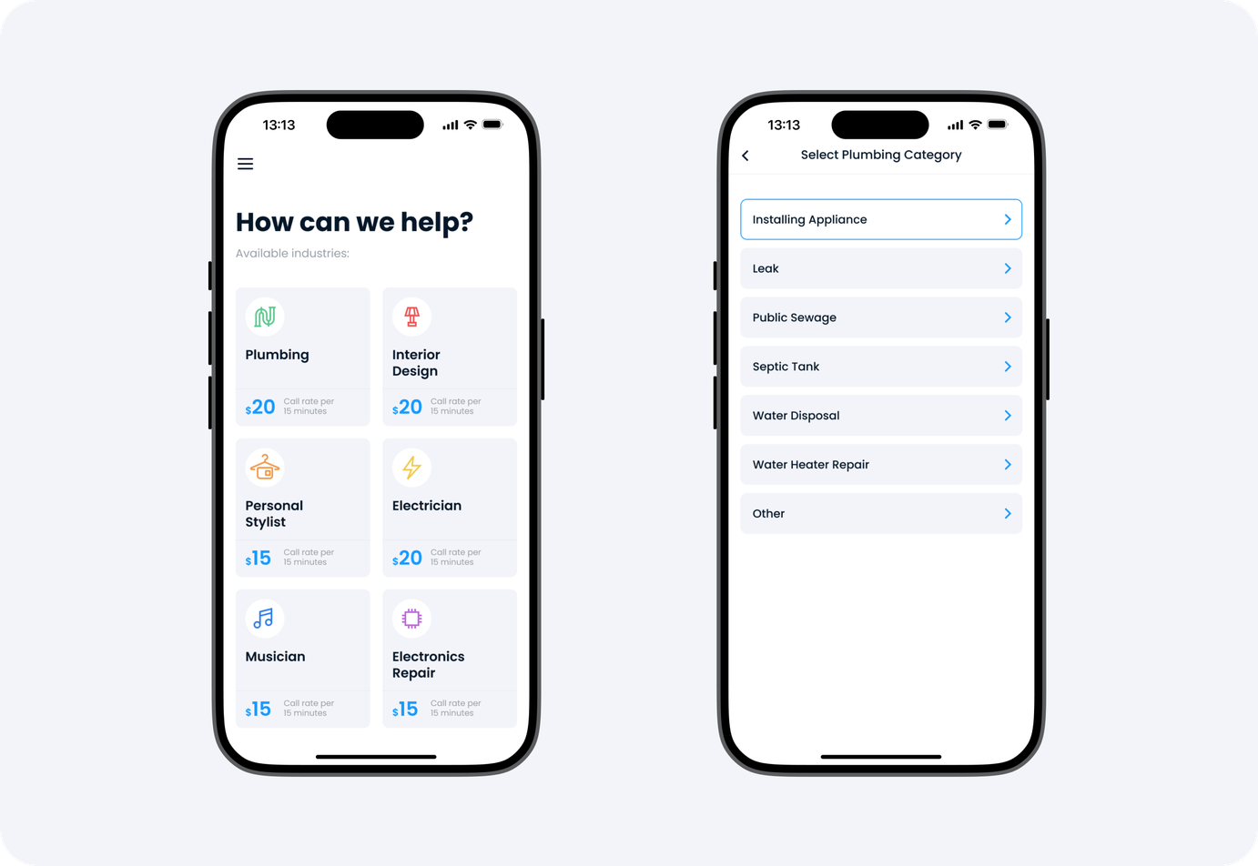 Guided home screen