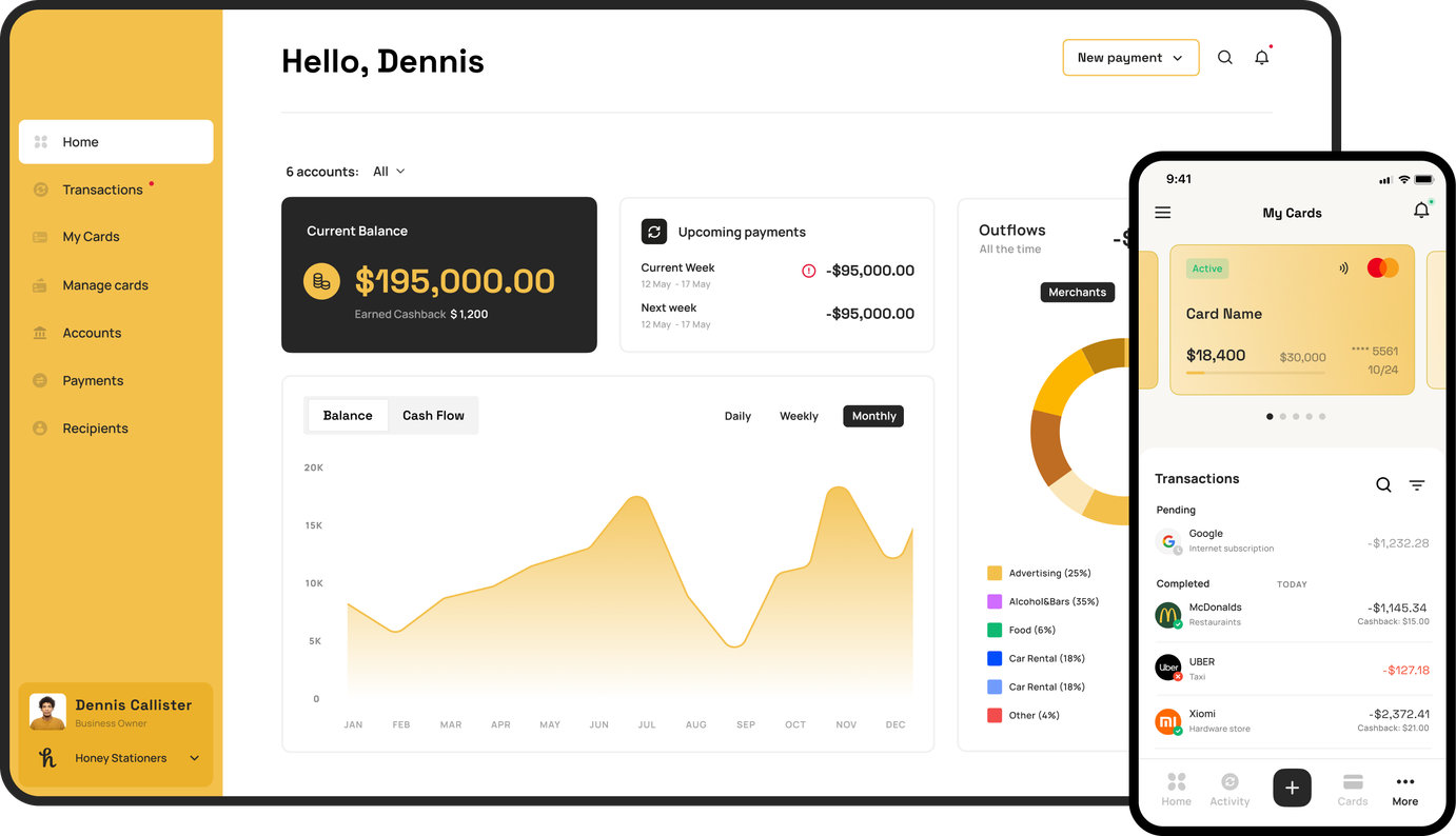 Banking and payment platform