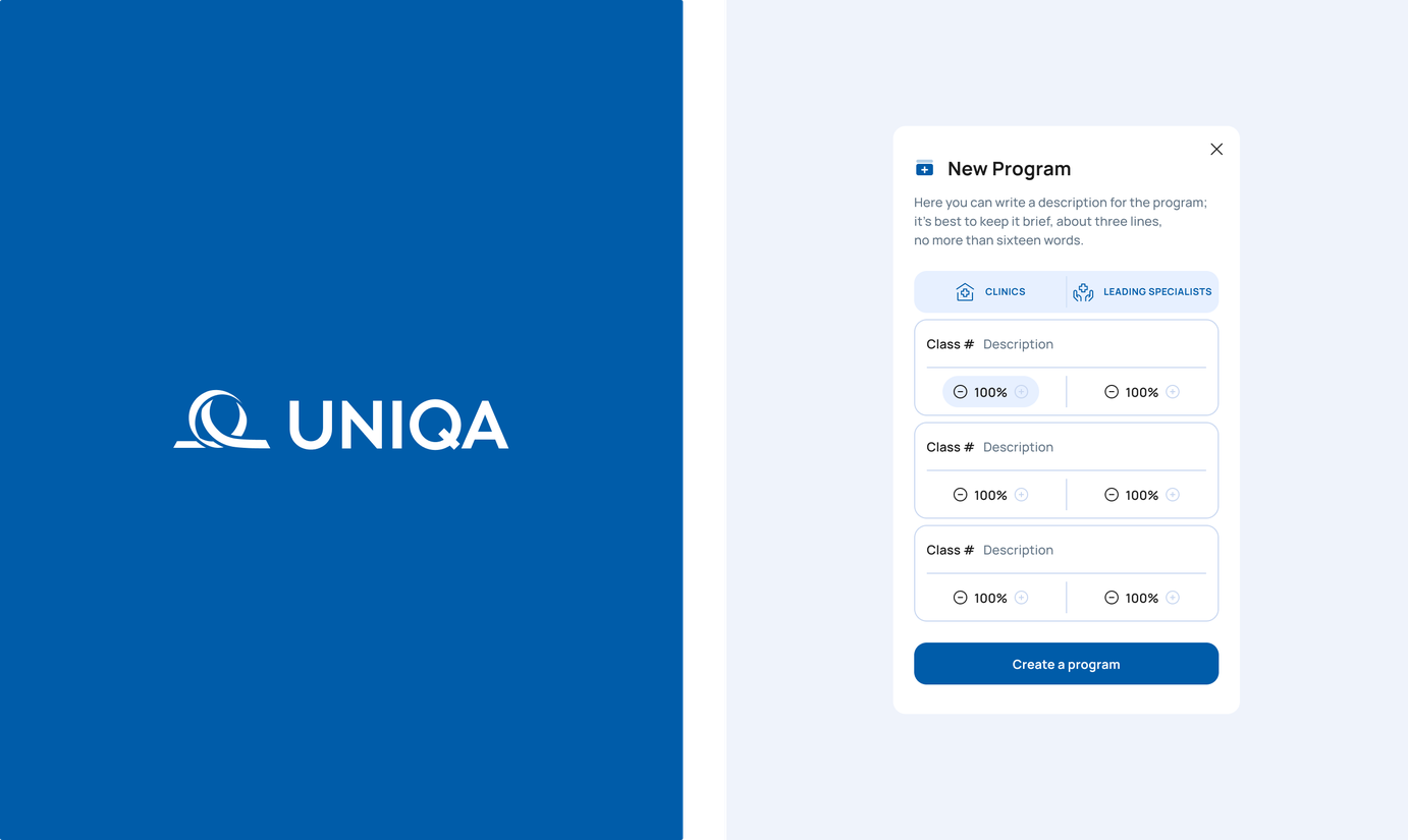 UNIQA about the client