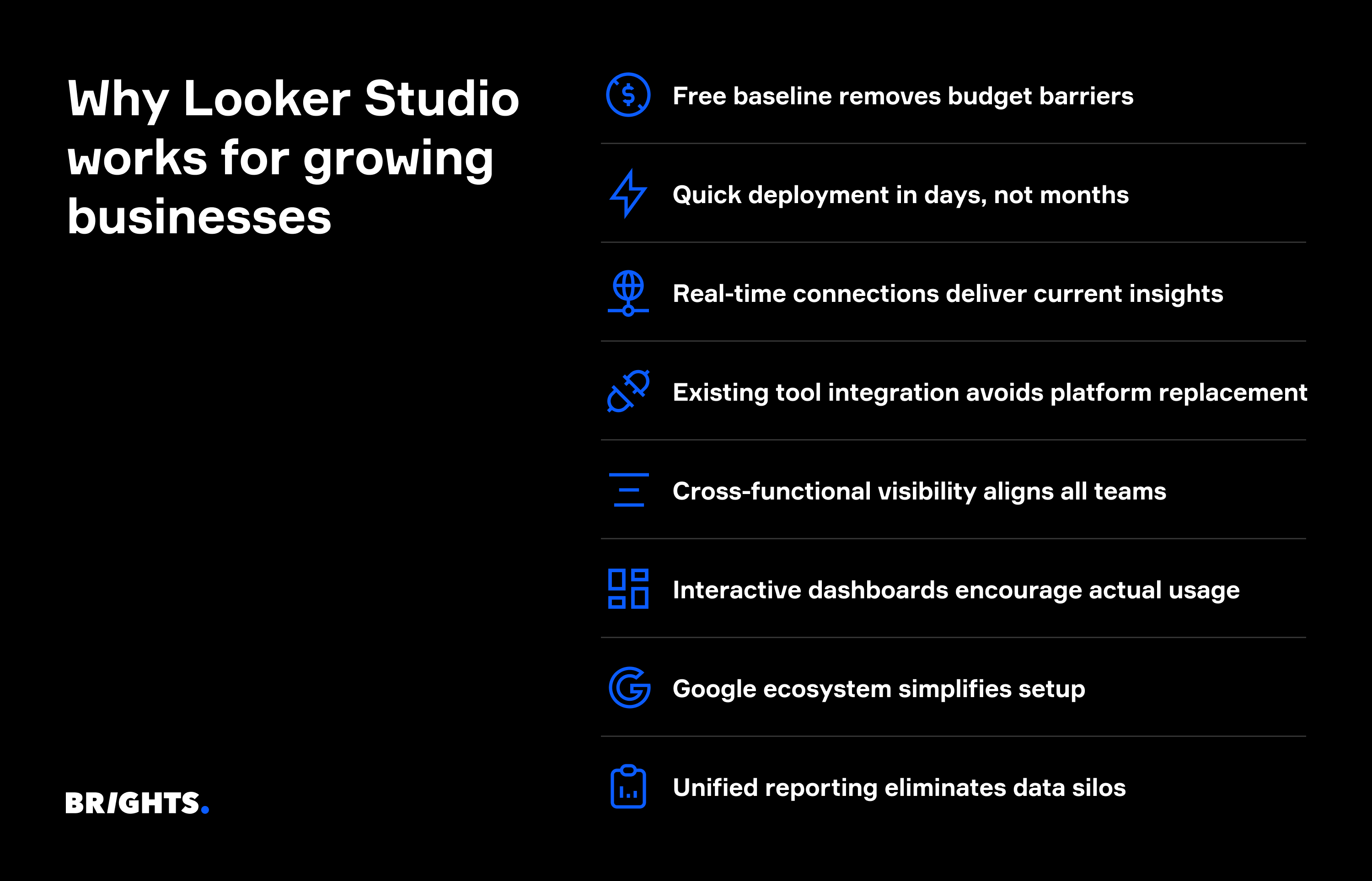 Why Looker Studio works for growing businesses