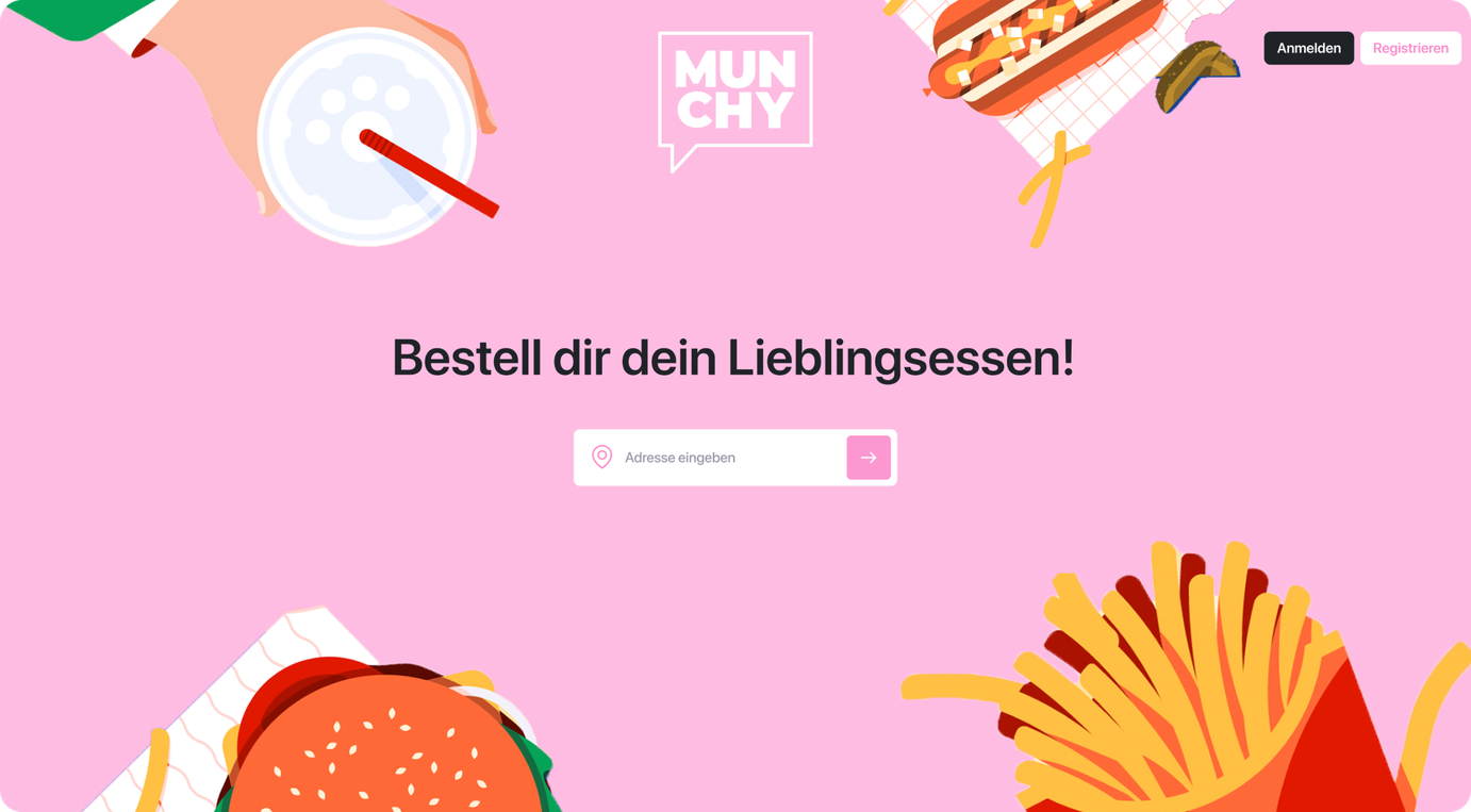 Munchy food platform