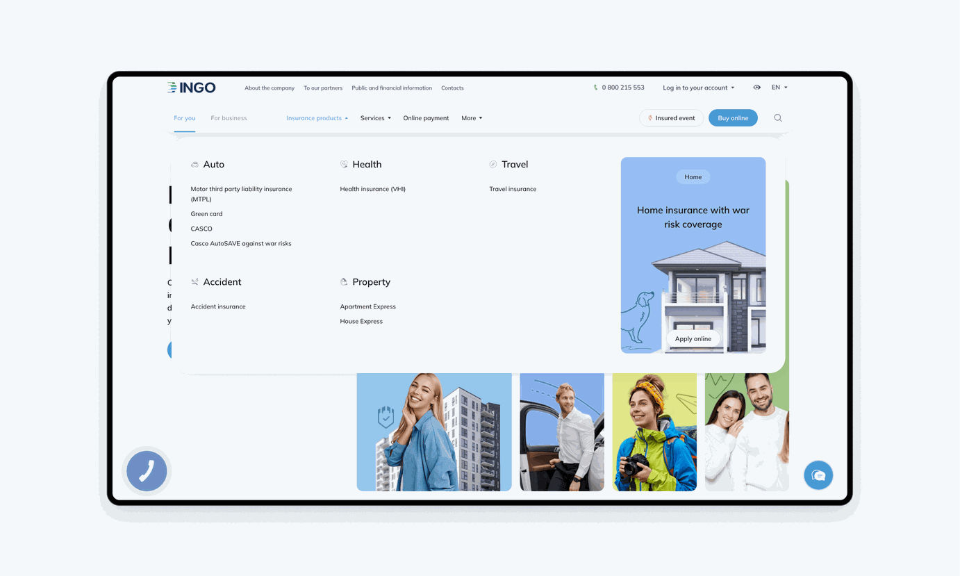 How we revamped the INGO website