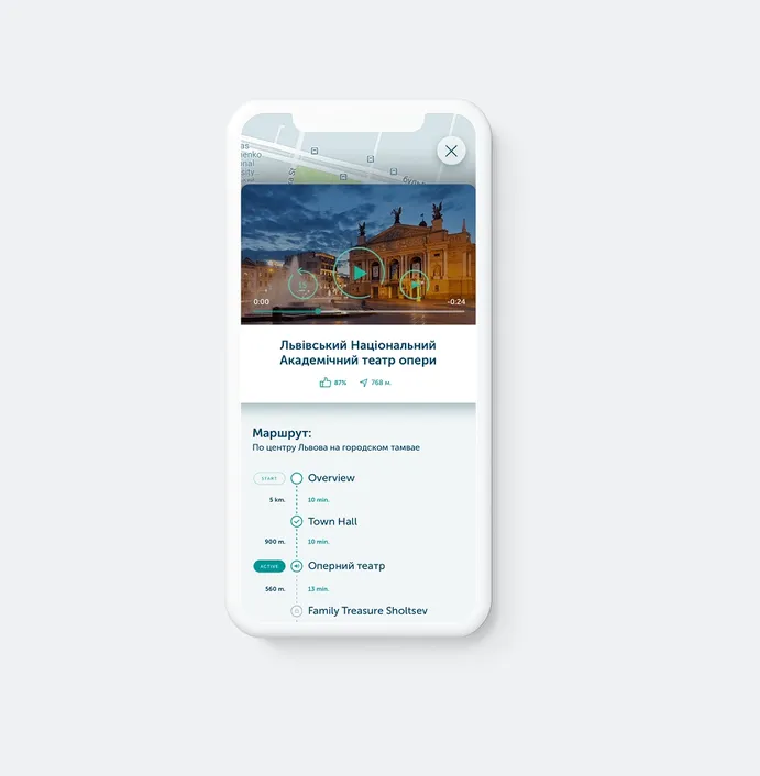 Travel app - Voice Guide challenge