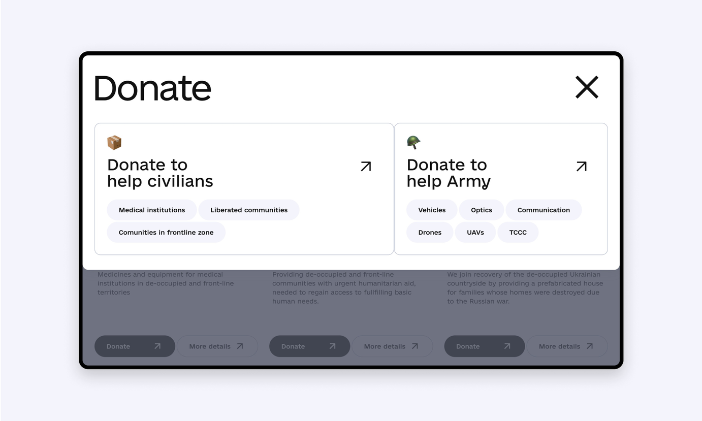 Serhiy Prytula Charity Foundation solutions