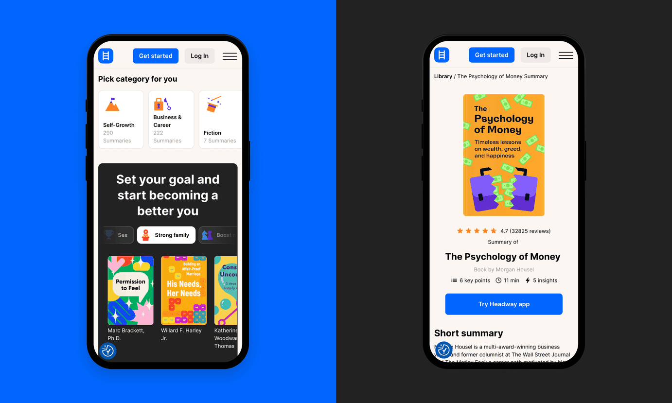 Headway app