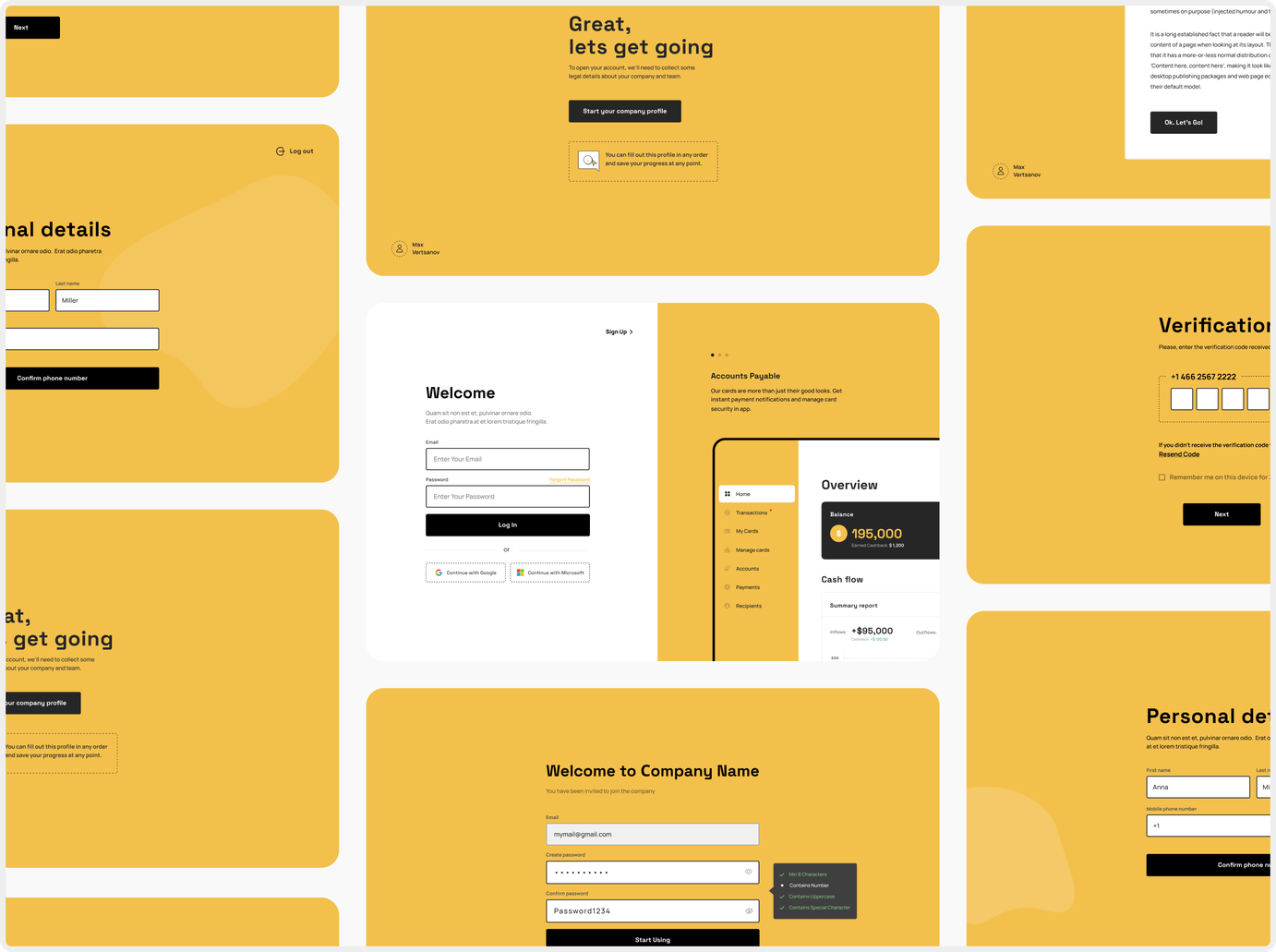 Banking and payment platform product