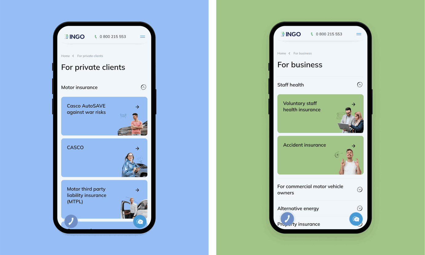 INGO about the client