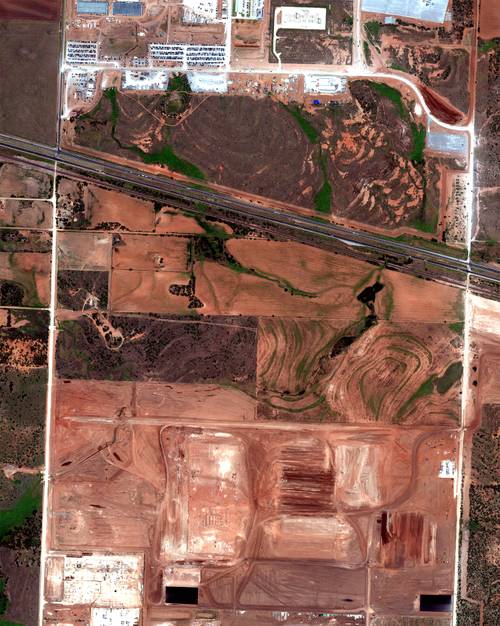 Satellite view of the Kilby battery energy storage project