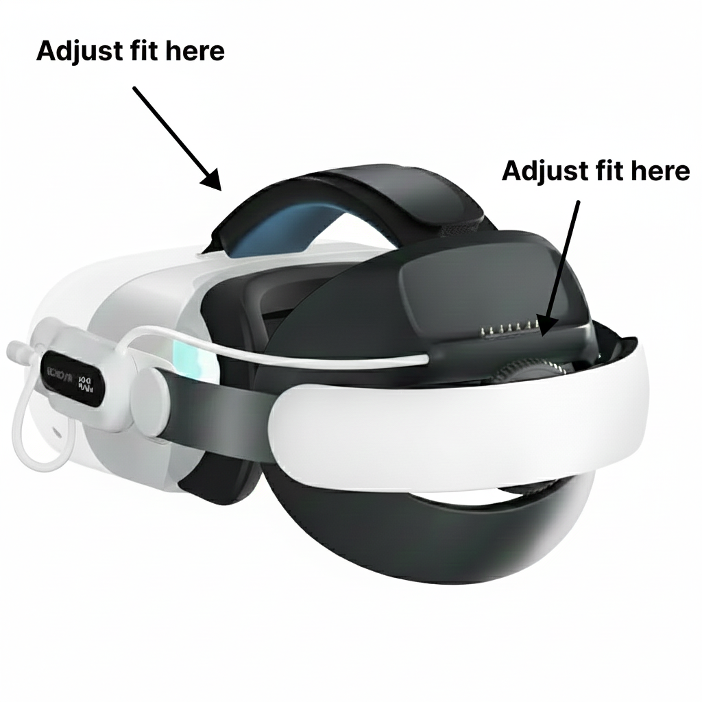 How to adjust the Meta Quest 3 headset for a comfortable fit