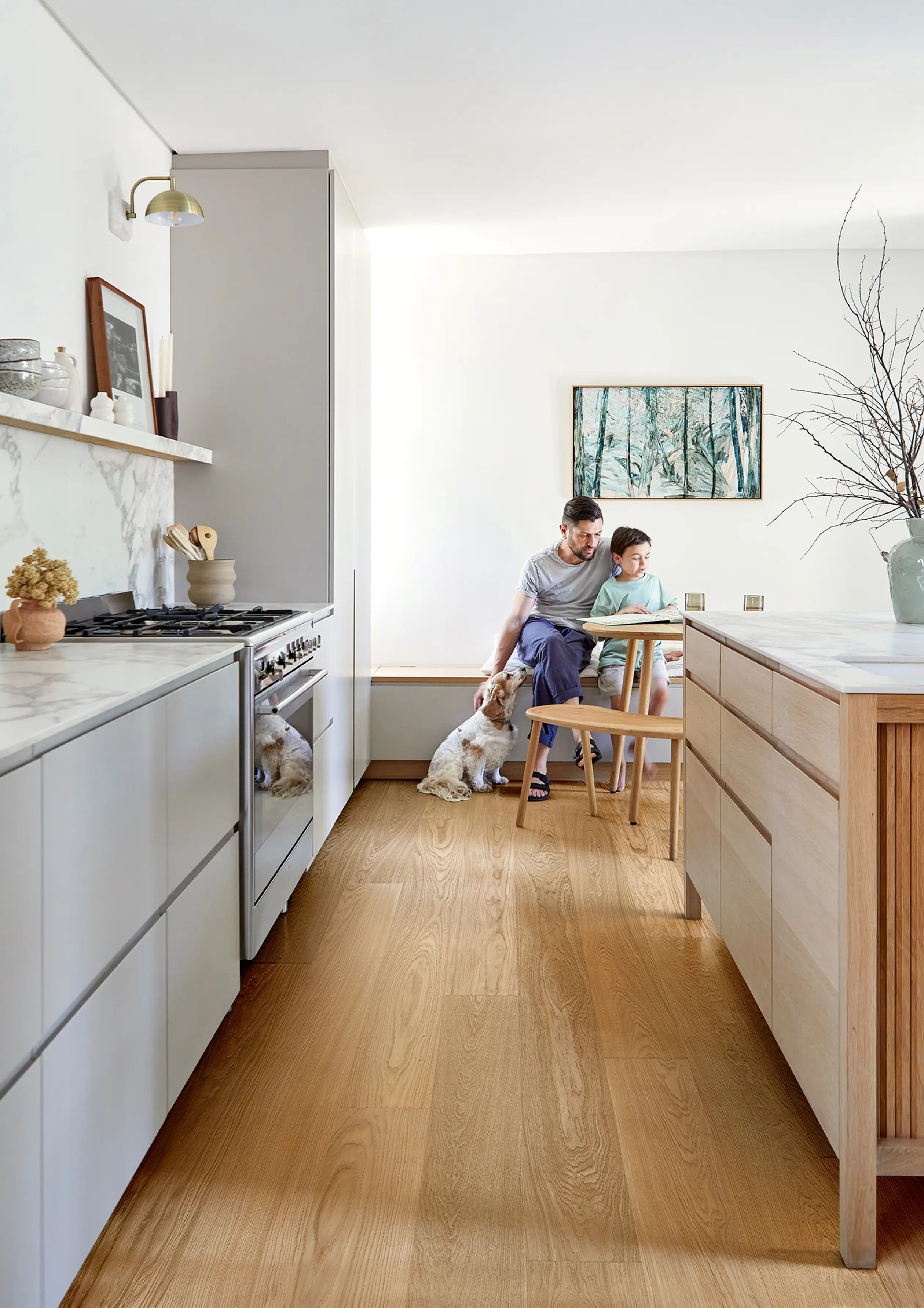kahrs oak floor nutmeg in kitchen room