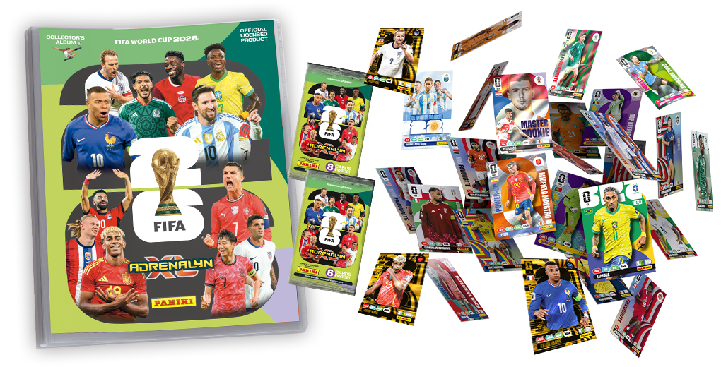 La collezione ufficiale FIFA World Cup 2026™ trading card