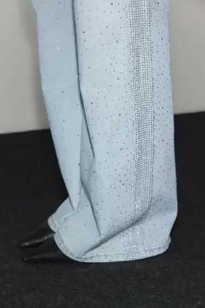 Tall jeans with wide legs for girls aged 14+
