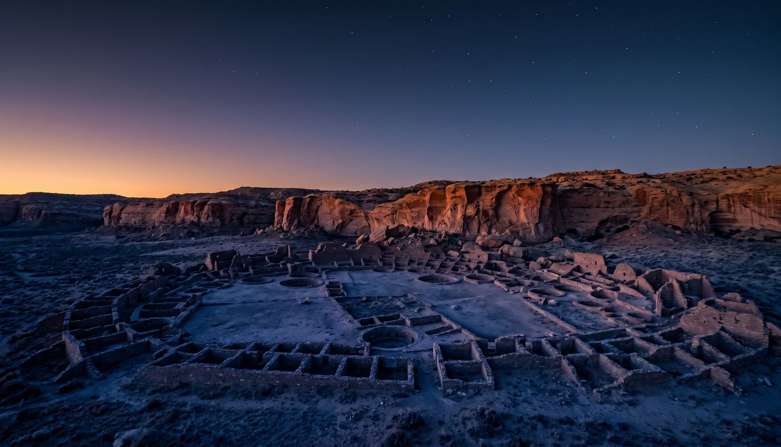 Two thousand stars over Chaco Canyon, and no one else there