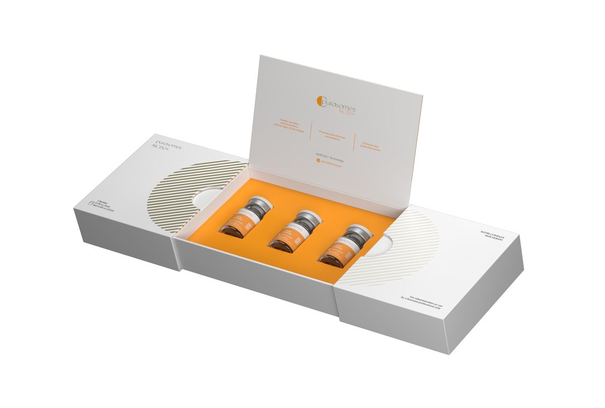 caja con  frascos de puresomas