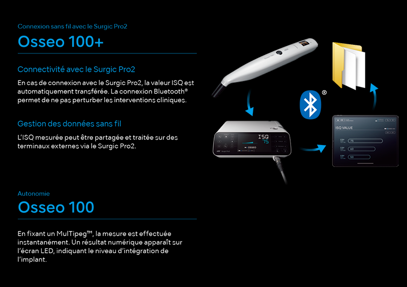 Osseo 100+ appareil de mesure de stabilité implantaire
