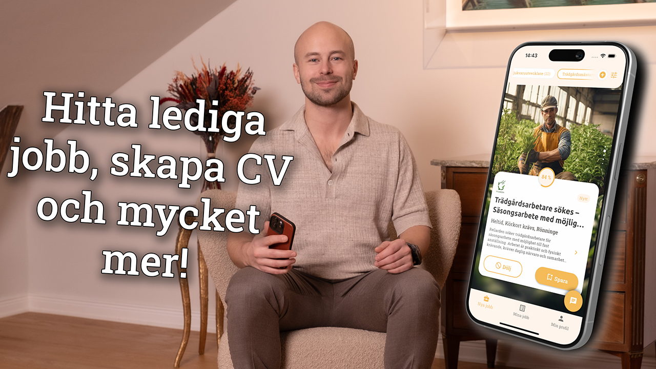 Kom igång med EnApp – skapa konto och börja ditt jobbsök