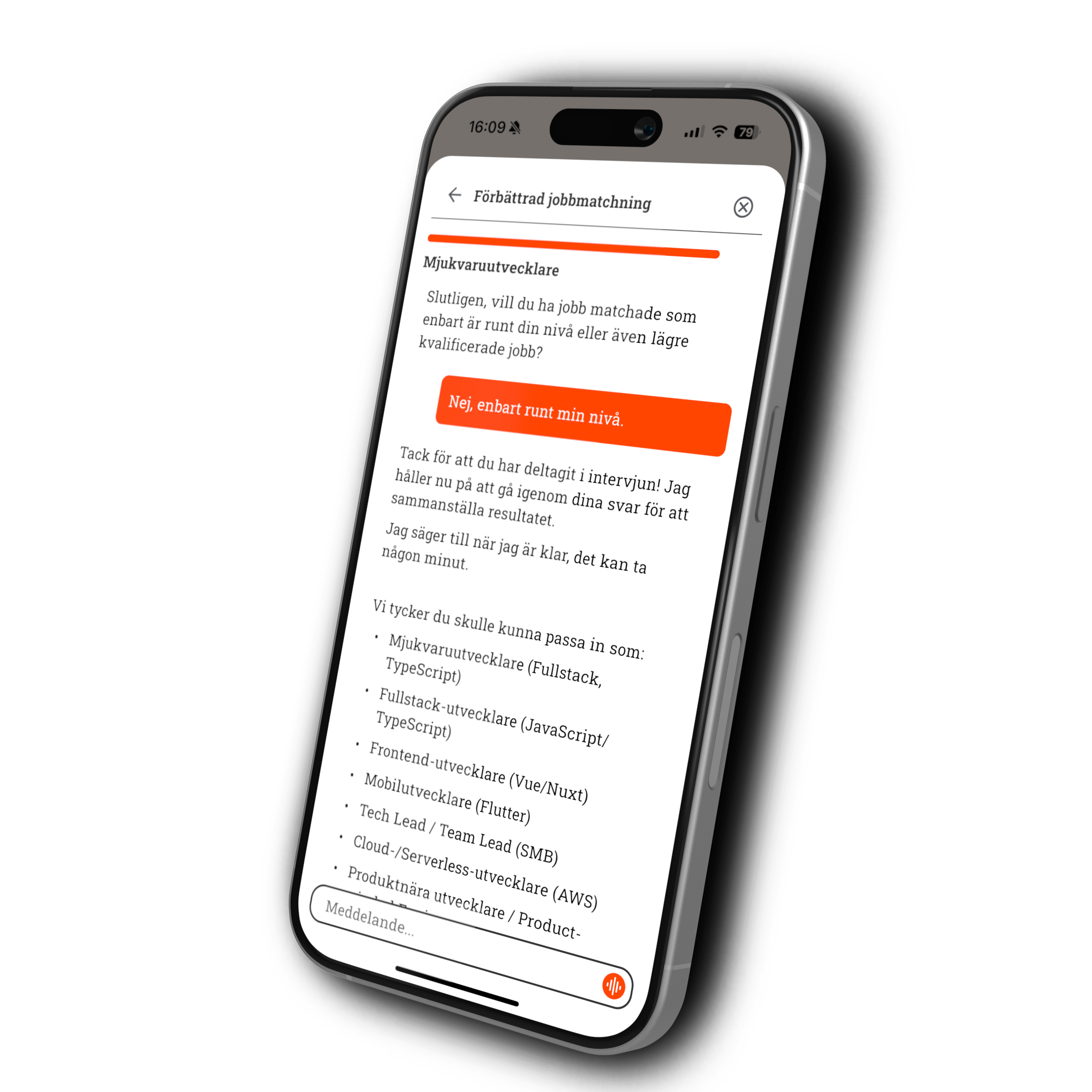 Wundermatch appen förstår dig och hjälper dig hela vägen till arbete