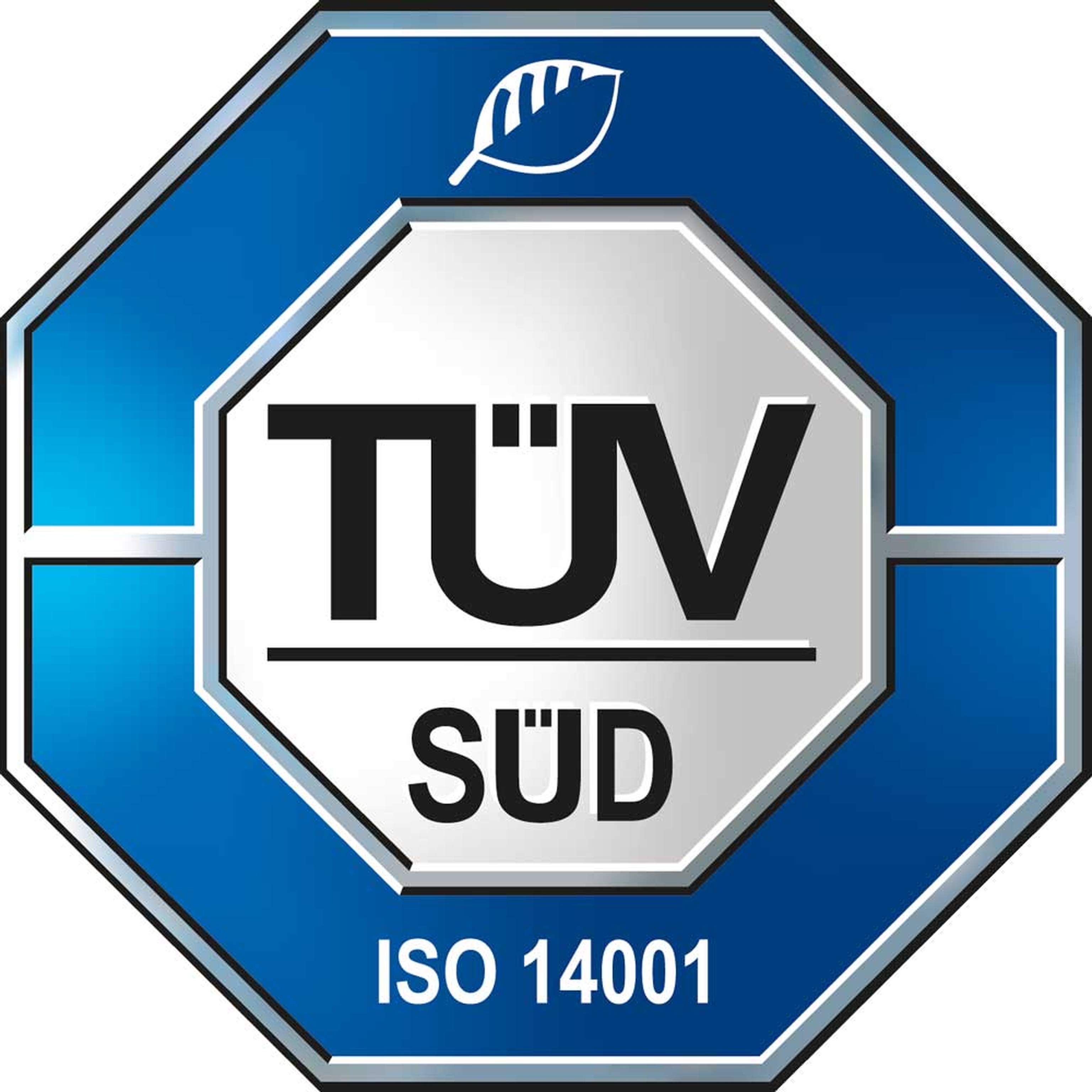 TUEV-SUED ISO14001 Zertifikat