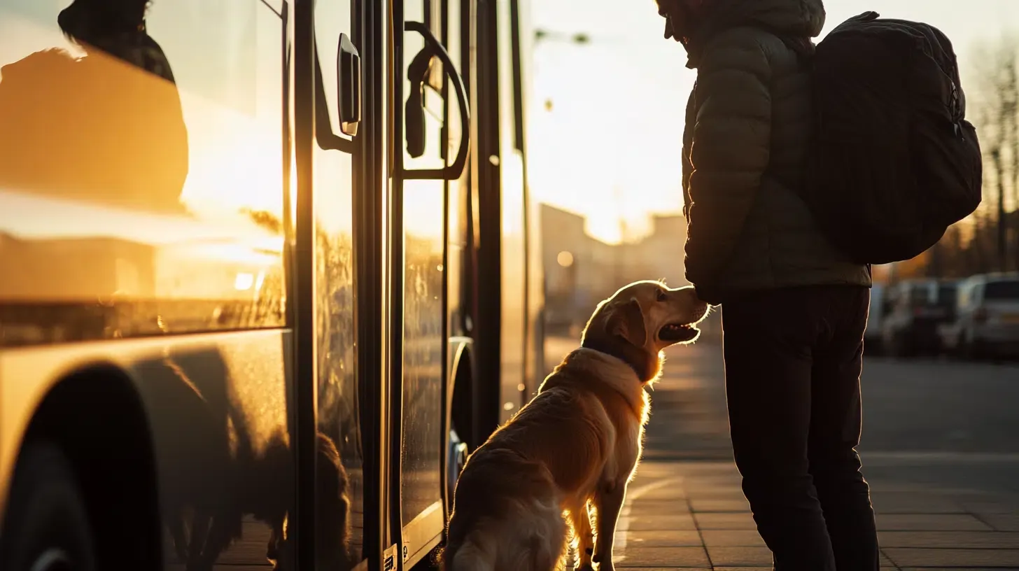 Busreise mit Hund