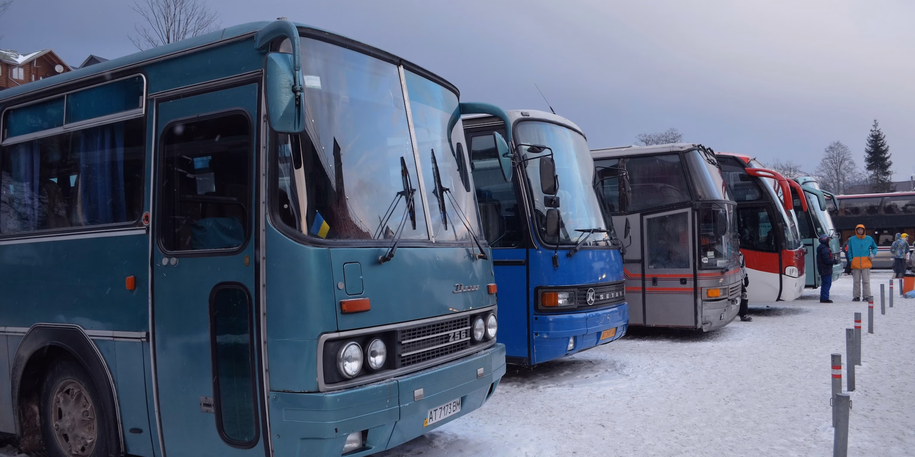 oldtimerbusse frontaufnahme