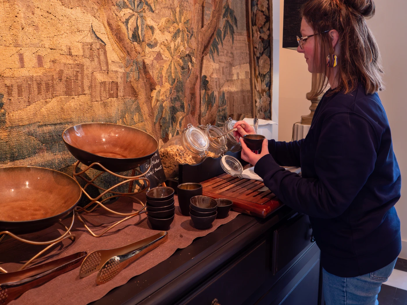 hotel breakfast buffet