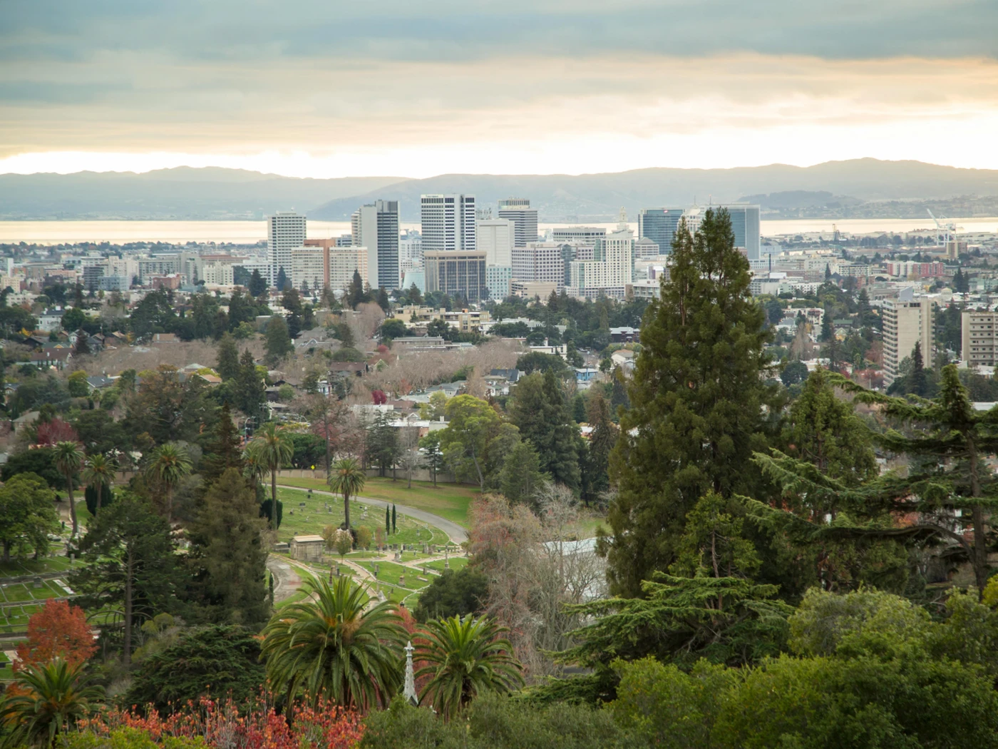City view of Oakland, California