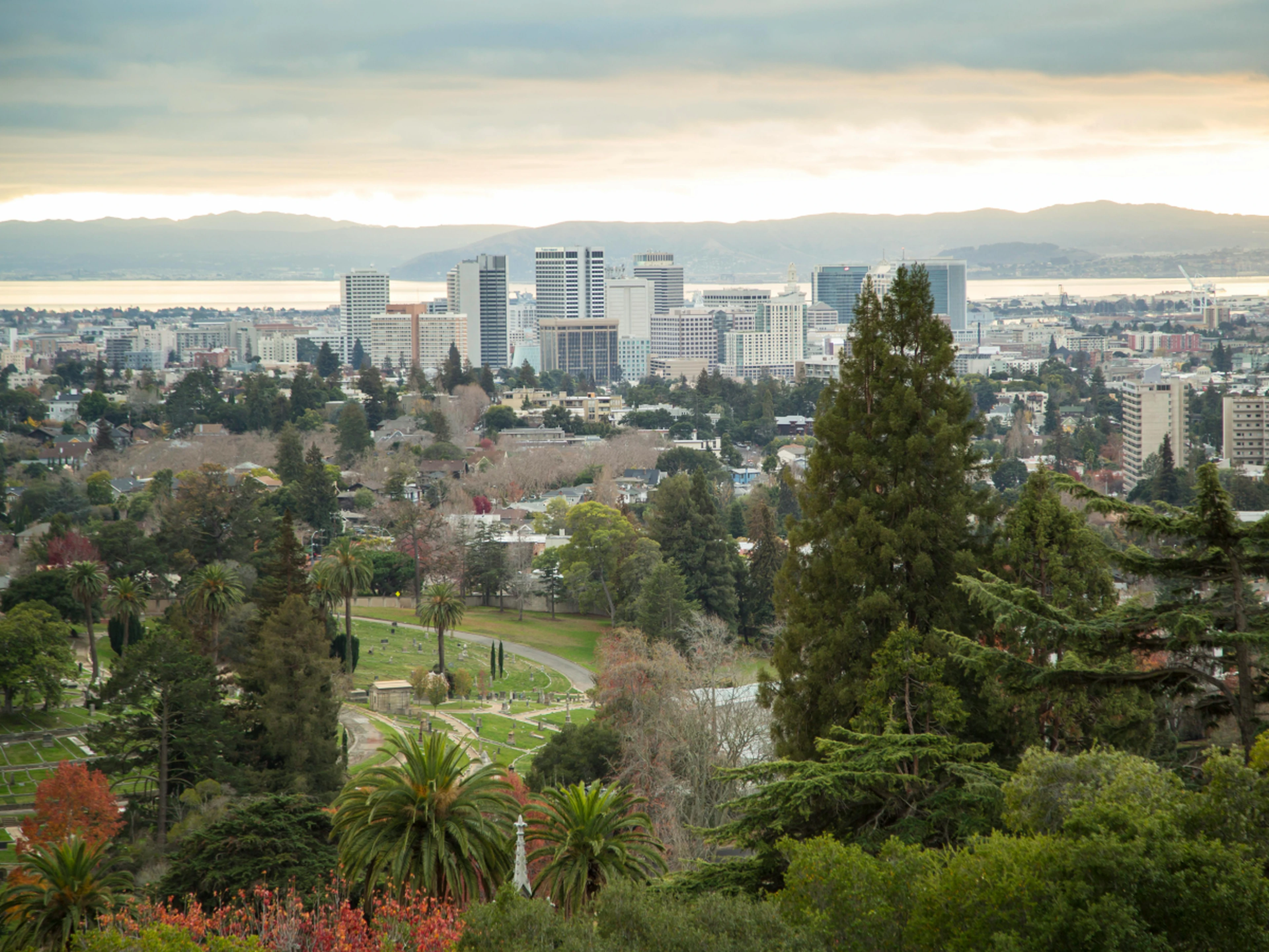 City view of Oakland, California