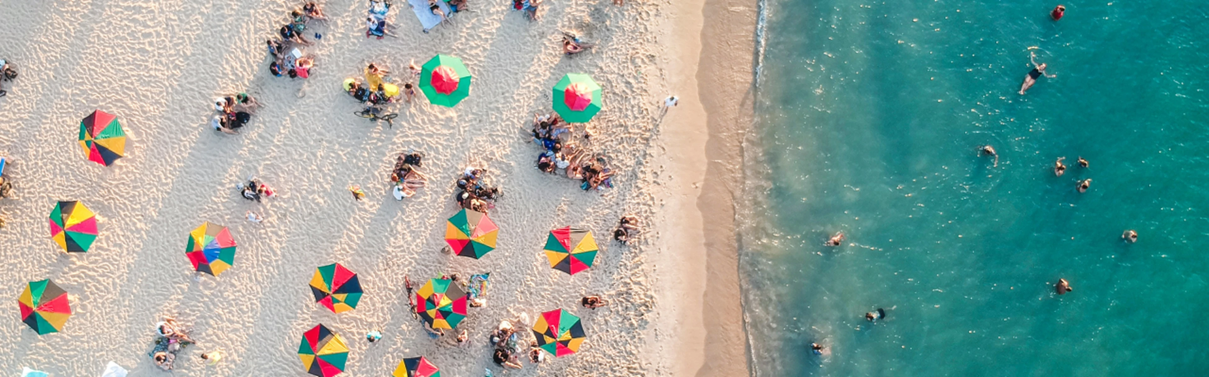 Beach vacation during summer
