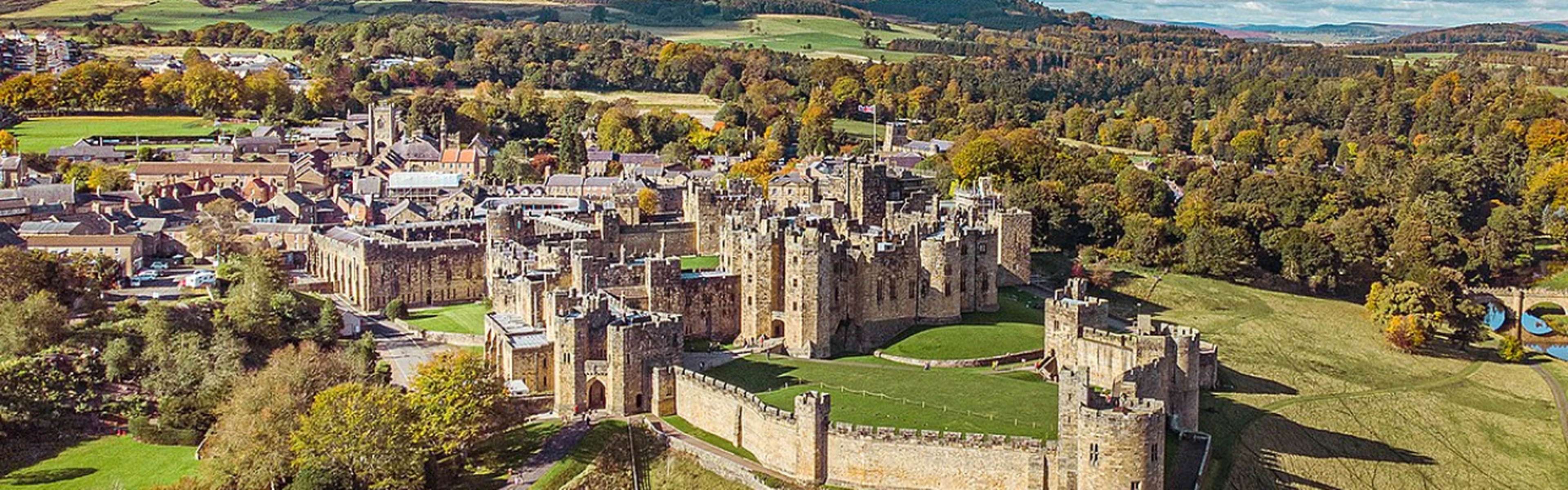 Alnwick castle view