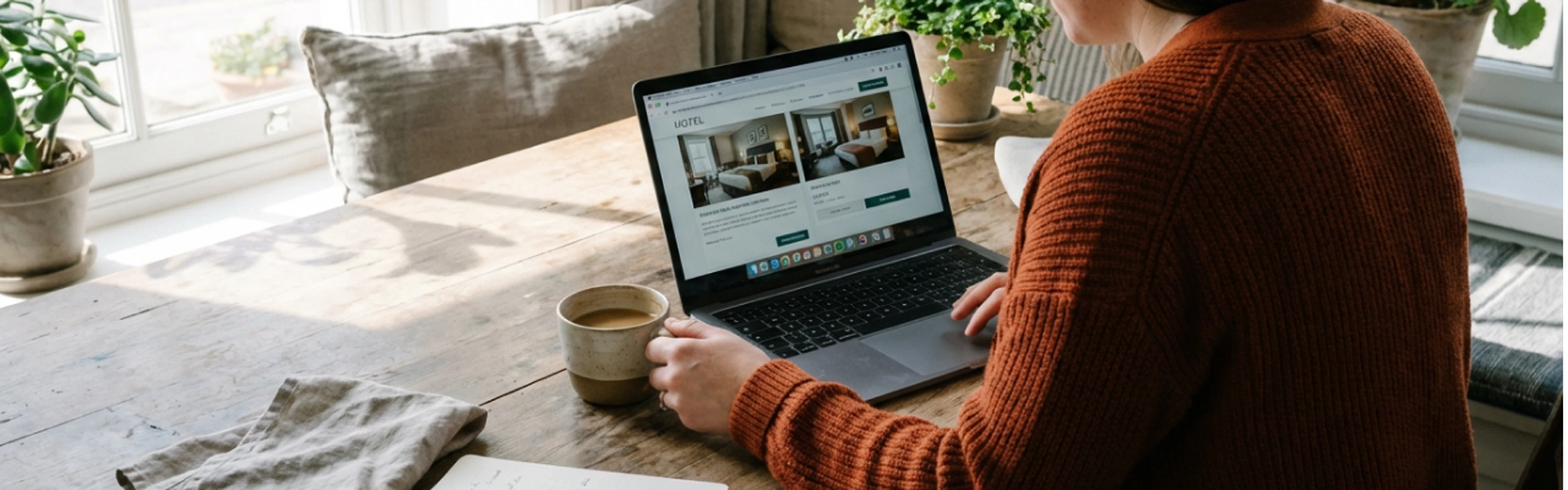 hotelier managing guest reviews on their hotel website
