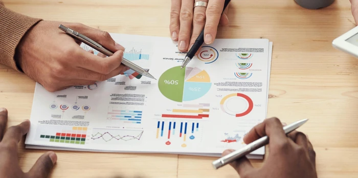 People studying graphs