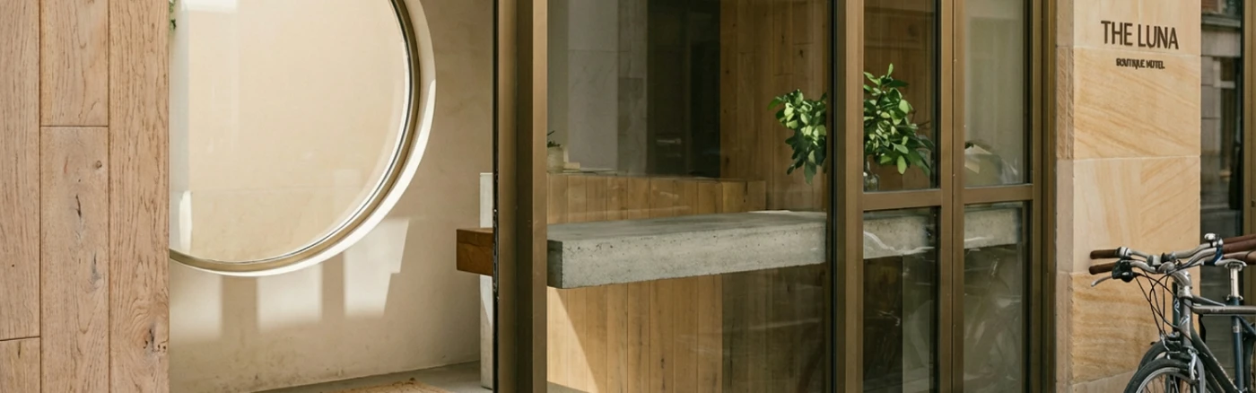 boutique hotel facade