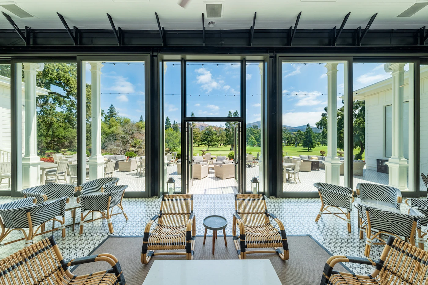 Silverado Resort Indoor Terrace