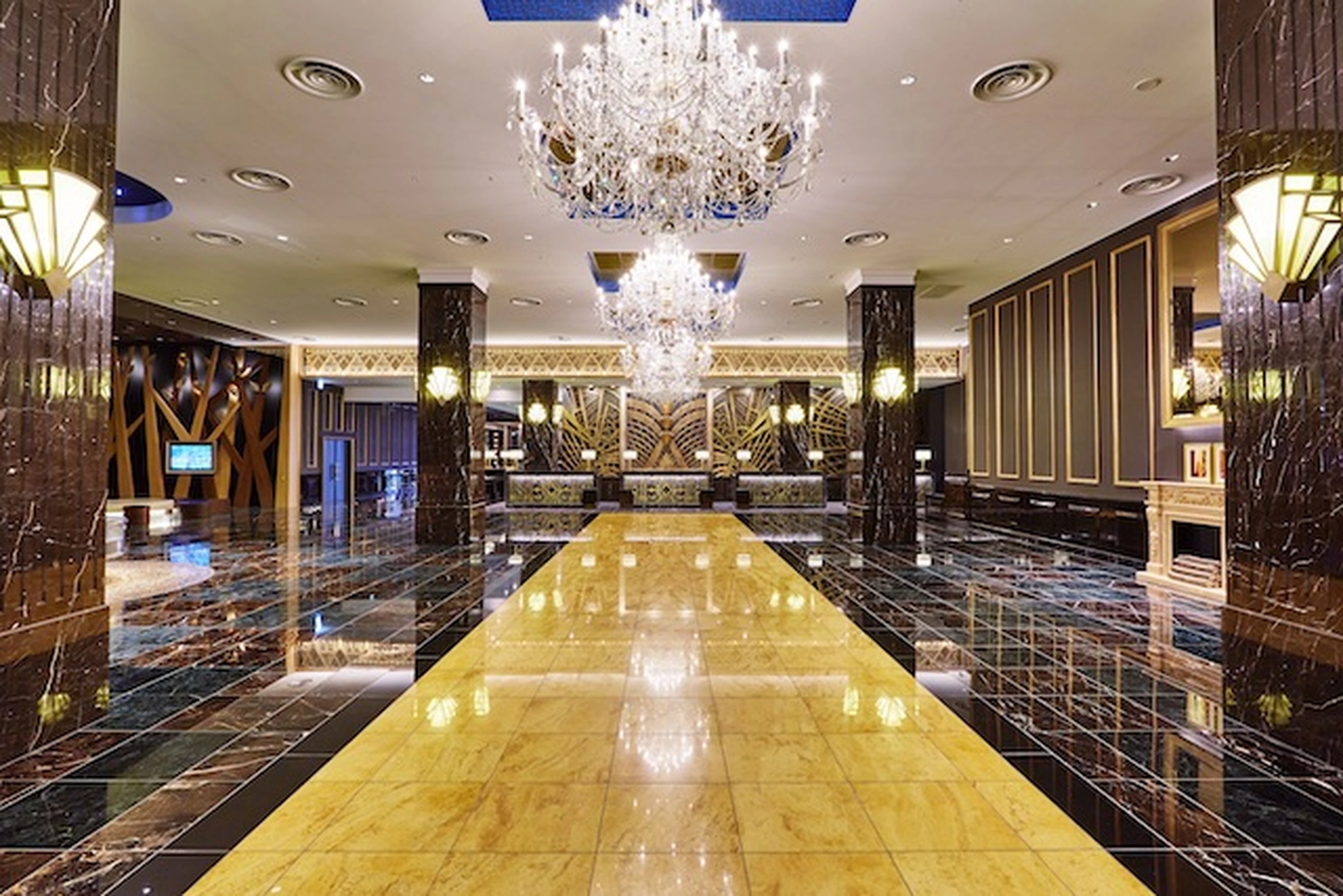 The park front hotel lobby